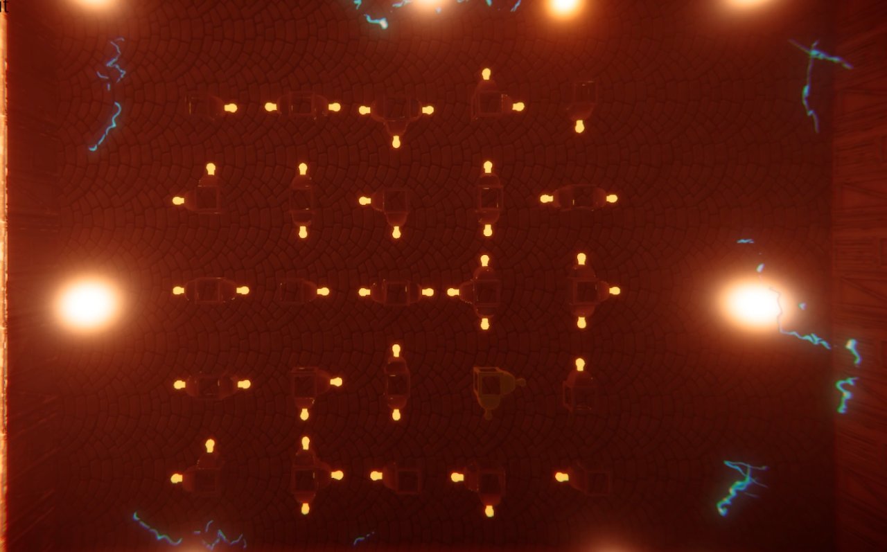 Electric level puzzle