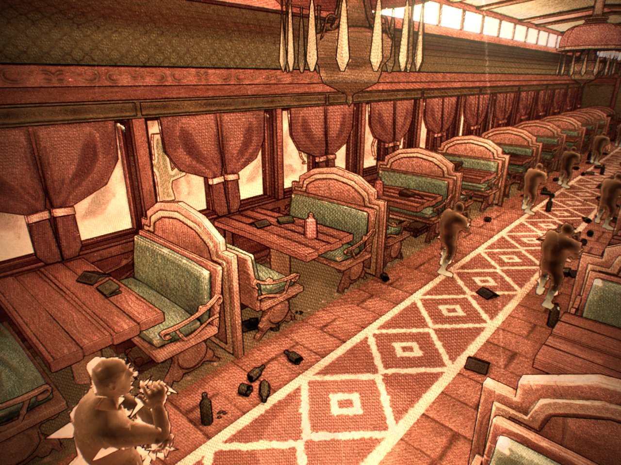 Final train cars